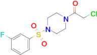 2-Chloro-1-[4-(3-fluorobenzenesulfonyl)piperazin-1-yl]ethan-1-one