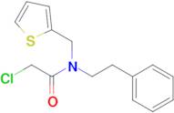 2-Chloro-n-(2-phenylethyl)-n-(thiophen-2-ylmethyl)acetamide