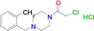 2-Chloro-1-{4-[(2-methylphenyl)methyl]piperazin-1-yl}ethan-1-one hydrochloride