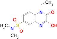 1-ethyl-3-hydroxy-N,N-dimethyl-2-oxo-1,2-dihydroquinoxaline-6-sulfonamide