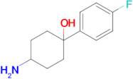 4-Amino-1-(4-fluorophenyl)cyclohexan-1-ol