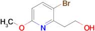 2-(3-Bromo-6-methoxypyridin-2-yl)ethan-1-ol