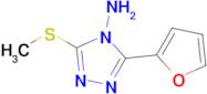 3-(Furan-2-yl)-5-(methylsulfanyl)-4h-1,2,4-triazol-4-amine