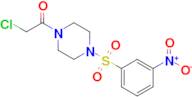 2-Chloro-1-[4-(3-nitrobenzenesulfonyl)piperazin-1-yl]ethan-1-one