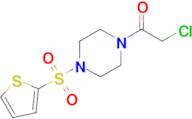 2-Chloro-1-[4-(thiophene-2-sulfonyl)piperazin-1-yl]ethan-1-one