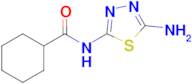 n-(5-Amino-1,3,4-thiadiazol-2-yl)cyclohexanecarboxamide