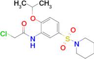 2-Chloro-n-[5-(piperidine-1-sulfonyl)-2-(propan-2-yloxy)phenyl]acetamide