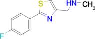 {[2-(4-fluorophenyl)-1,3-thiazol-4-yl]methyl}(methyl)amine