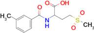 4-Methanesulfonyl-2-[(3-methylphenyl)formamido]butanoic acid