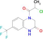 4-(2-Chloropropanoyl)-7-(trifluoromethyl)-1,2,3,4-tetrahydroquinoxalin-2-one