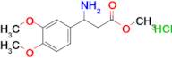 Methyl 3-amino-3-(3,4-dimethoxyphenyl)propanoate hydrochloride