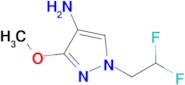 1-(2,2-Difluoroethyl)-3-methoxy-1h-pyrazol-4-amine