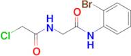 n-{[(2-bromophenyl)carbamoyl]methyl}-2-chloroacetamide