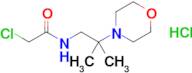 2-Chloro-n-[2-methyl-2-(morpholin-4-yl)propyl]acetamide hydrochloride