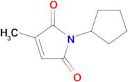 1-Cyclopentyl-3-methyl-2,5-dihydro-1h-pyrrole-2,5-dione