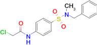 n-{4-[benzyl(methyl)sulfamoyl]phenyl}-2-chloroacetamide