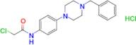 n-[4-(4-benzylpiperazin-1-yl)phenyl]-2-chloroacetamide hydrochloride