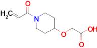 2-{[1-(prop-2-enoyl)piperidin-4-yl]oxy}acetic acid