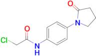 2-Chloro-n-[4-(2-oxopyrrolidin-1-yl)phenyl]acetamide