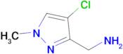 (4-Chloro-1-methyl-1h-pyrazol-3-yl)methanamine