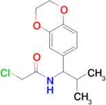 2-Chloro-n-[1-(2,3-dihydro-1,4-benzodioxin-6-yl)-2-methylpropyl]acetamide