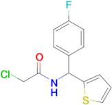 2-Chloro-n-[(4-fluorophenyl)(thiophen-2-yl)methyl]acetamide