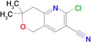 2-Chloro-7,7-dimethyl-5h,7h,8h-pyrano[4,3-b]pyridine-3-carbonitrile