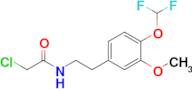 2-Chloro-n-{2-[4-(difluoromethoxy)-3-methoxyphenyl]ethyl}acetamide