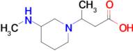 3-[3-(methylamino)piperidin-1-yl]butanoic acid