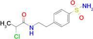 2-Chloro-n-[2-(4-sulfamoylphenyl)ethyl]propanamide