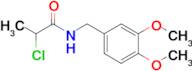 2-Chloro-n-[(3,4-dimethoxyphenyl)methyl]propanamide