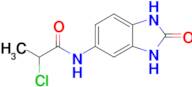 2-Chloro-n-(2-oxo-2,3-dihydro-1h-1,3-benzodiazol-5-yl)propanamide