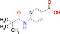 6-(2,2-Dimethylpropanamido)pyridine-3-carboxylic acid