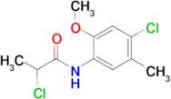 2-Chloro-n-(4-chloro-2-methoxy-5-methylphenyl)propanamide