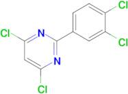 4,6-Dichloro-2-(3,4-dichlorophenyl)pyrimidine