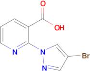 2-(4-Bromo-1h-pyrazol-1-yl)pyridine-3-carboxylic acid