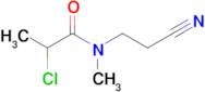 2-Chloro-n-(2-cyanoethyl)-n-methylpropanamide