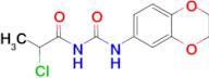 3-(2-Chloropropanoyl)-1-(2,3-dihydro-1,4-benzodioxin-6-yl)urea