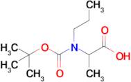 2-{[(tert-butoxy)carbonyl](propyl)amino}propanoic acid