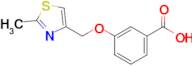 3-[(2-methyl-1,3-thiazol-4-yl)methoxy]benzoic acid