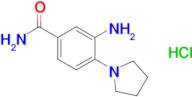 3-Amino-4-(pyrrolidin-1-yl)benzamide hydrochloride