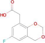 2-(6-Fluoro-2,4-dihydro-1,3-benzodioxin-8-yl)acetic acid