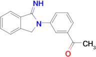 1-[3-(1-imino-2,3-dihydro-1h-isoindol-2-yl)phenyl]ethan-1-one