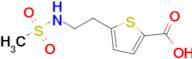 5-(2-Methanesulfonamidoethyl)thiophene-2-carboxylic acid