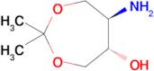 (5s,6r)-6-Amino-2,2-dimethyl-1,3-dioxepan-5-ol