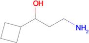 3-Amino-1-cyclobutylpropan-1-ol