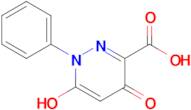 6-hydroxy-4-oxo-1-phenyl-1,4-dihydropyridazine-3-carboxylic acid