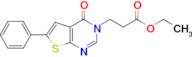 Ethyl 3-{4-oxo-6-phenyl-3h,4h-thieno[2,3-d]pyrimidin-3-yl}propanoate