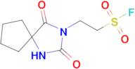 2-{2,4-dioxo-1,3-diazaspiro[4.4]nonan-3-yl}ethane-1-sulfonyl fluoride