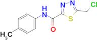 5-(Chloromethyl)-n-(4-methylphenyl)-1,3,4-thiadiazole-2-carboxamide